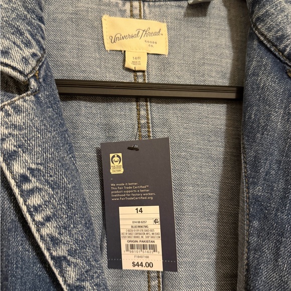 Universal Thread Blue Denim Jacket - Picture 3 of 3